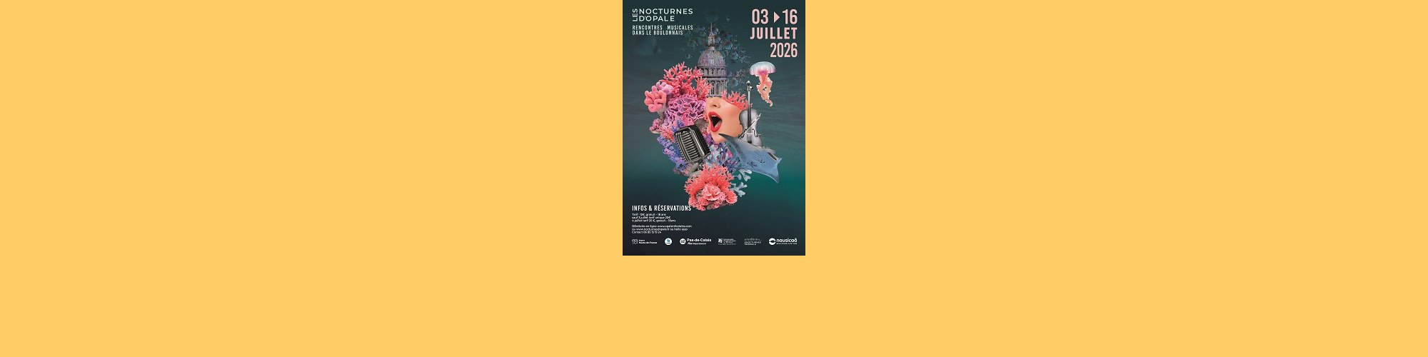 Nocturnes d'Opale du 3 au 16 juillet 2026